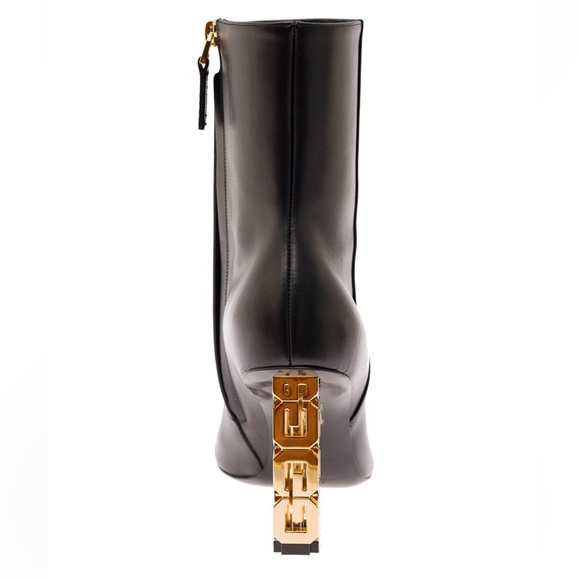 Givenchy G Cube Ankle Boots Black Leather - Picture 3 of 5